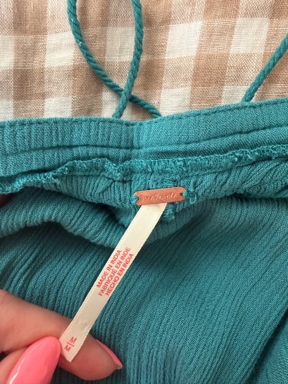 Free People Teal Extratropical Maxi Dress - Picture 5 of 5